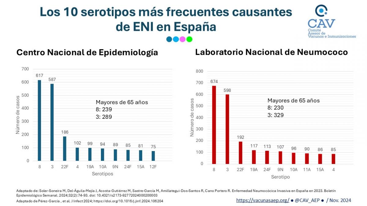 The current epidemiological situation of invasive pneumococcal disease in Spain